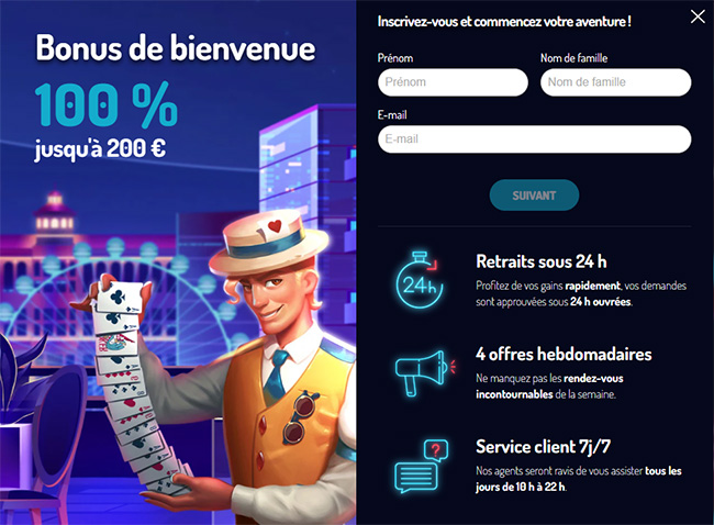 Inscription casino lucky8 Les Meilleurs Bonus