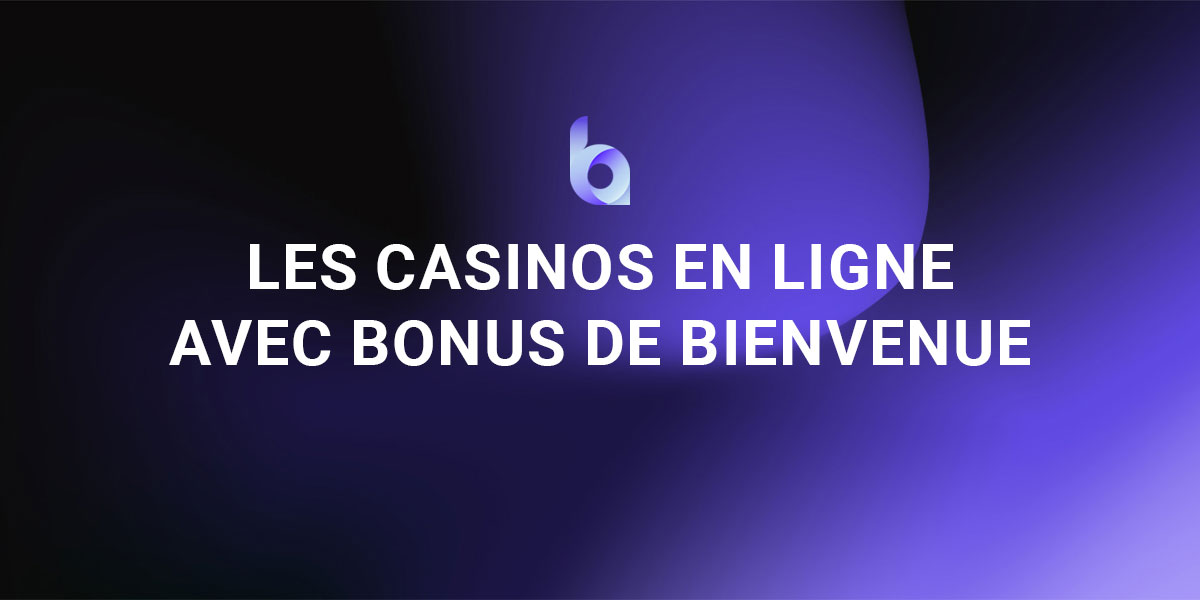 Bannière casino en ligne bonus de bienvenue